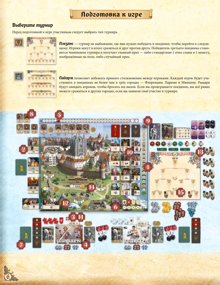 Настольная игра - История рыцаря